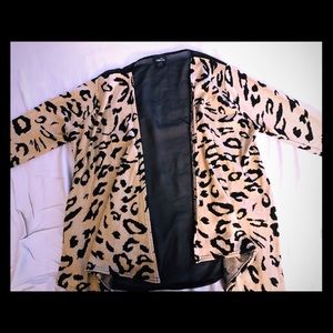 Women’s Rue21 leopard waterfall sweater